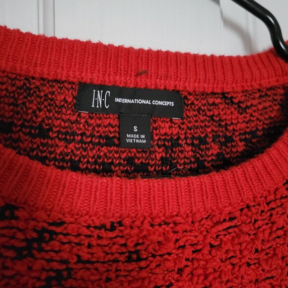 INC International Concepts Men's Crew Neck Intarsia Sweater - Picture 2 of 4